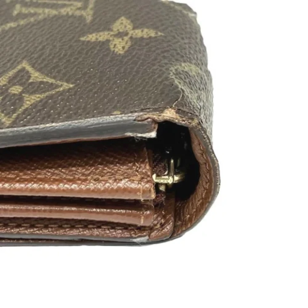 Louis Vuitton Vintage Pre-owned Canvas wallets Brown Dames