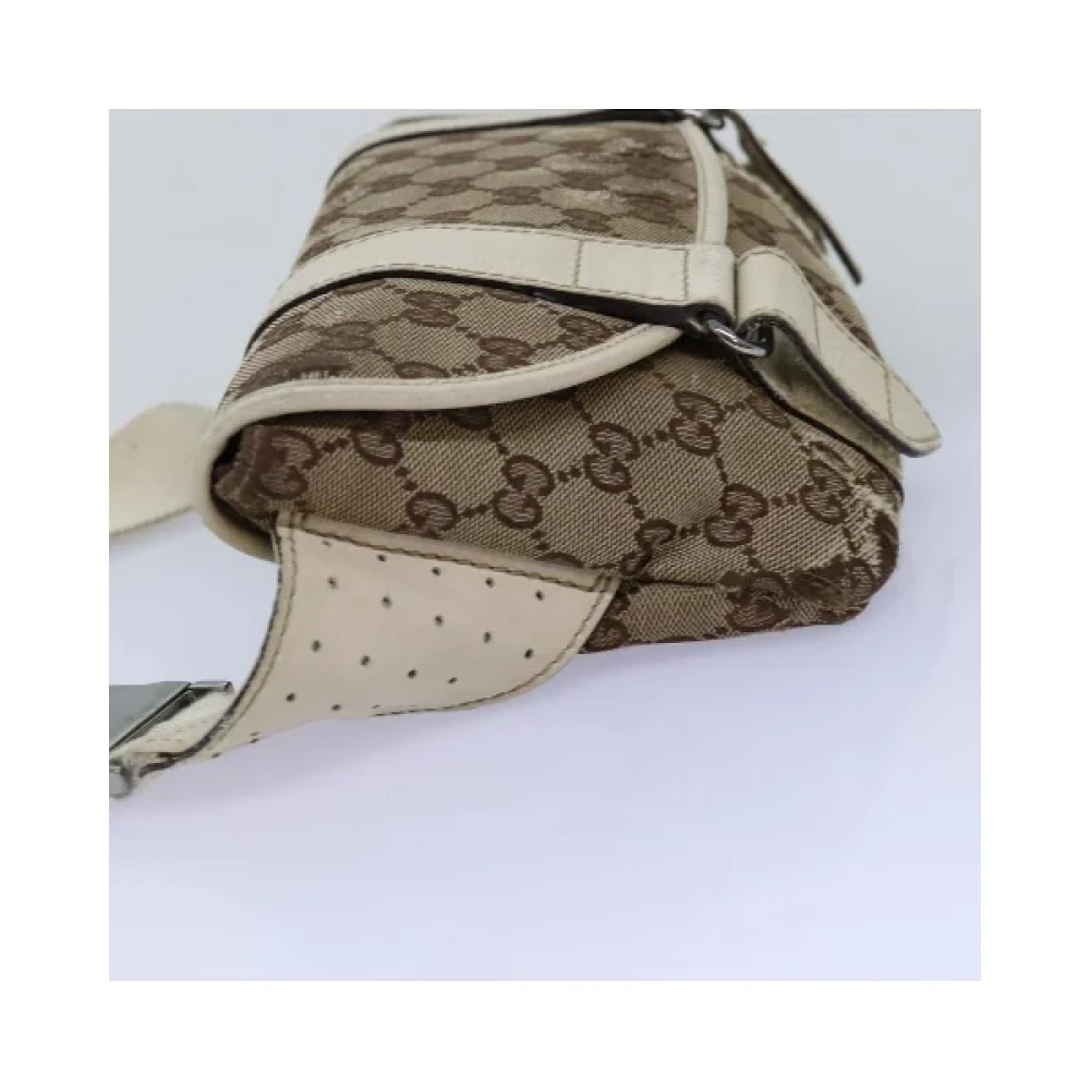 Gucci Vintage Pre-owned Canvas gucci-bags Beige Dames