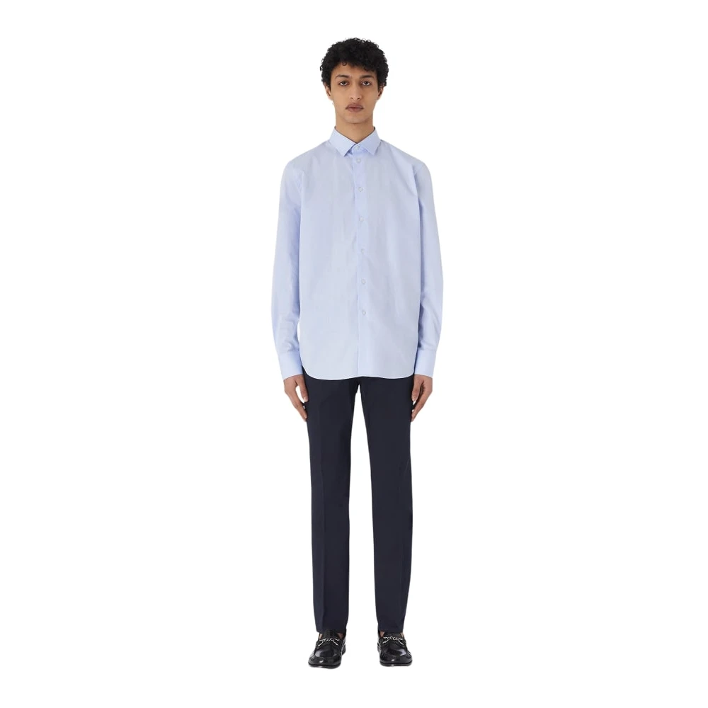 Trussardi Lange mouw overhemd Blue Heren