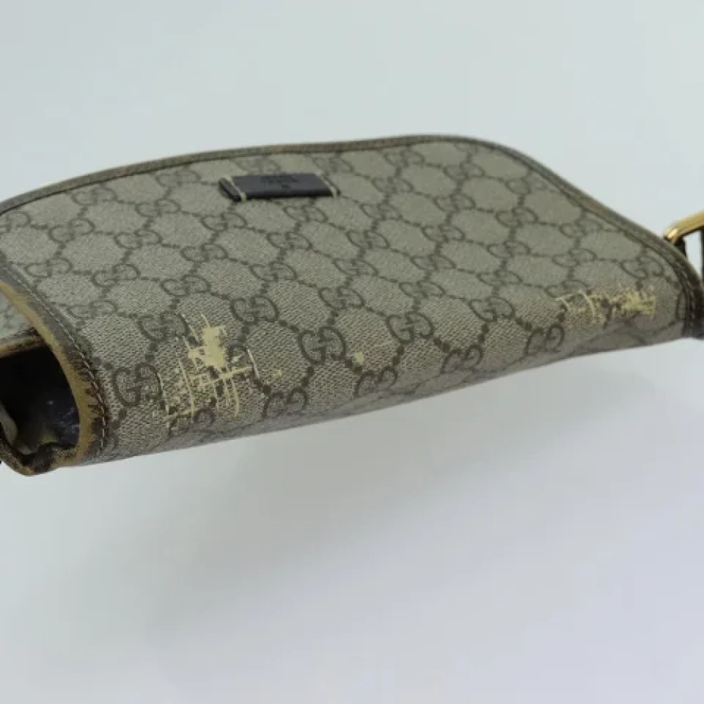 Gucci Vintage Pre-owned Canvas gucci-bags Beige Dames