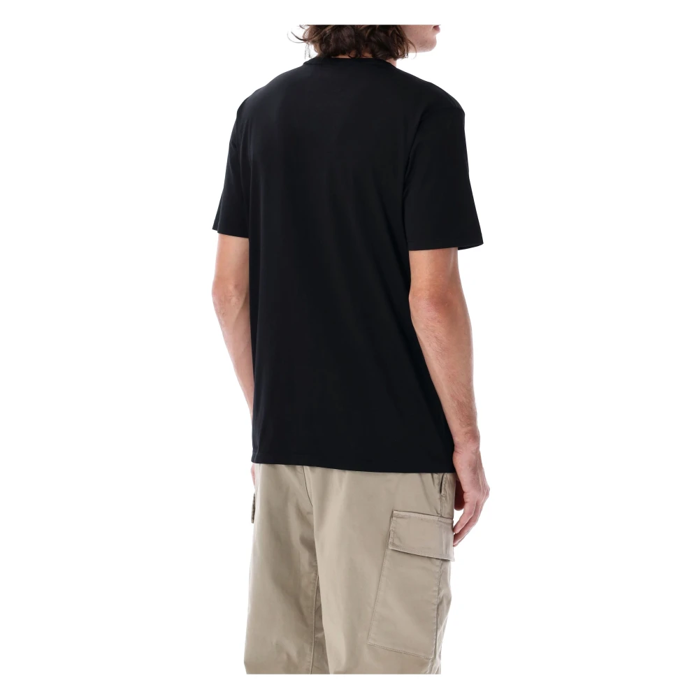 C.P. Company Logo Patch Jersey T-Shirt Black Heren
