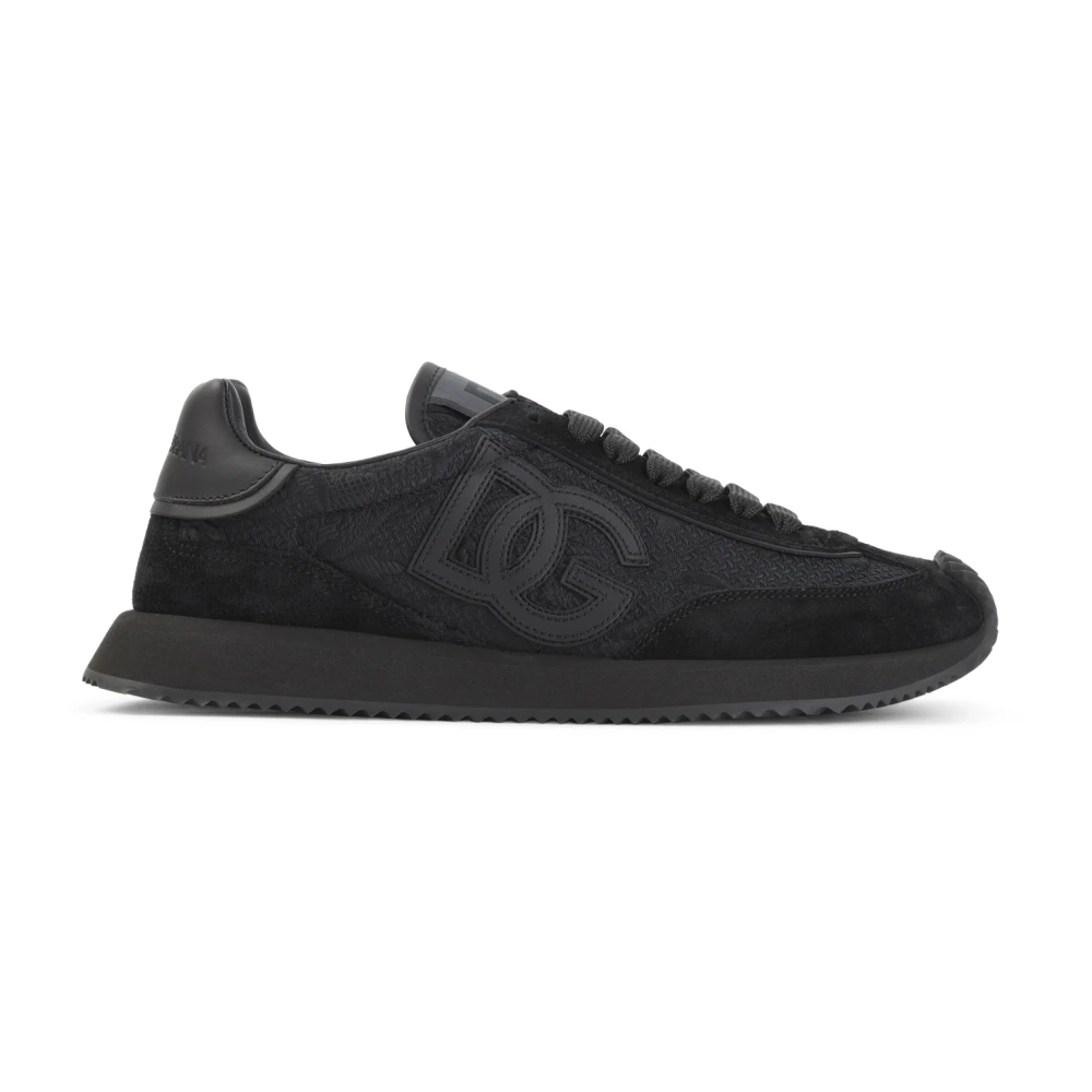Dolce & Gabbana Mujer Negro - Dg Cushion Sneakers - Shoes - 39 Eu