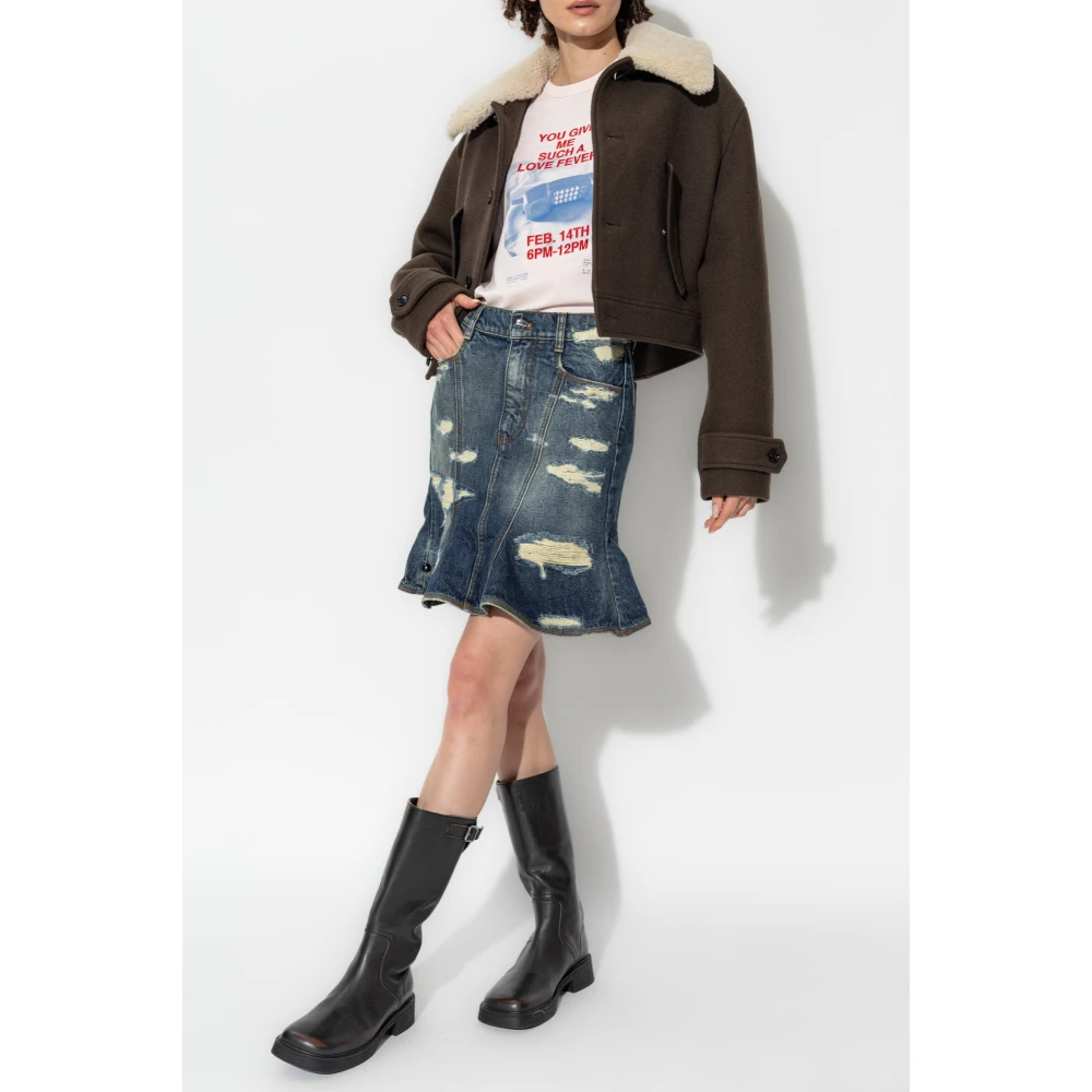 Zadig & Voltaire T-shirt met Woop-logo Pink Dames