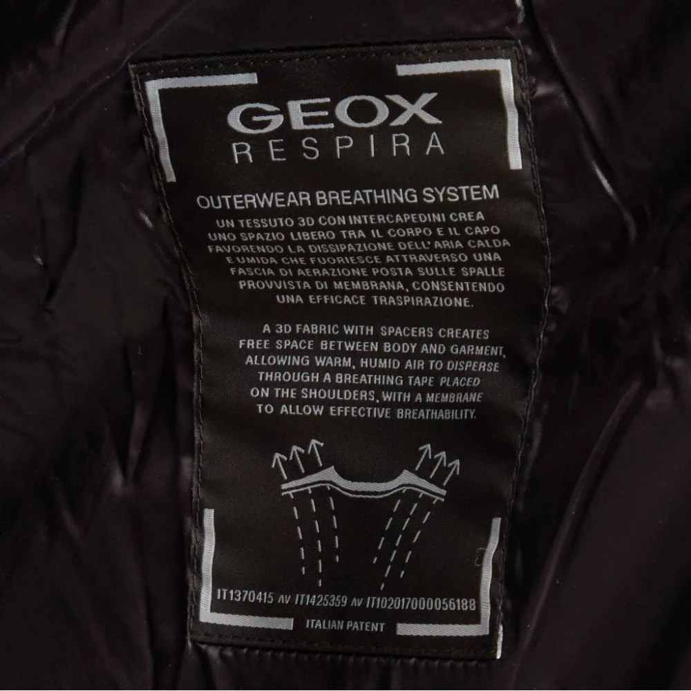 Geox Coats Black Heren