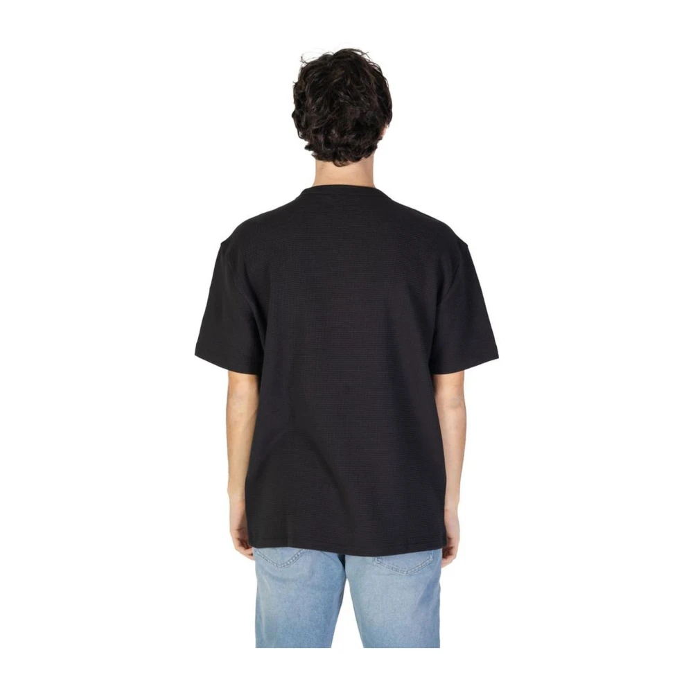 Calvin Klein Jeans Geregenereerd Katoenen T-Shirt Black Heren