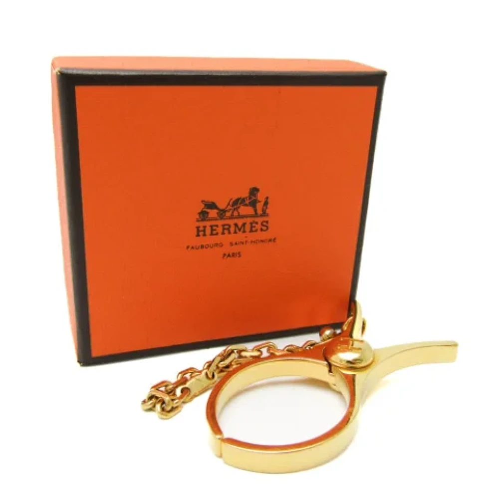 Hermès Vintage Pre-owned Metal key-holders Yellow Heren