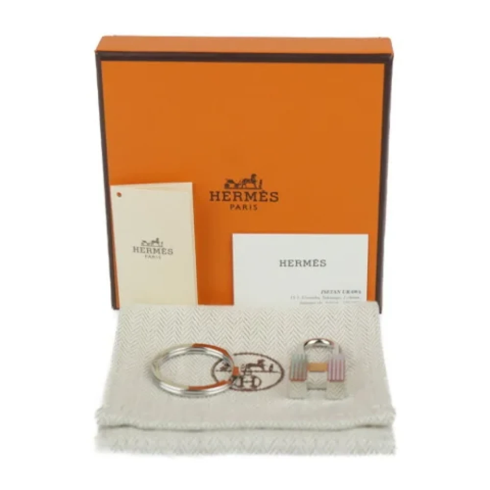 Hermès Vintage Pre-owned Metal key-holders Gray Dames