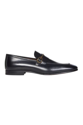 Svarta Slip-on Loafers för Män