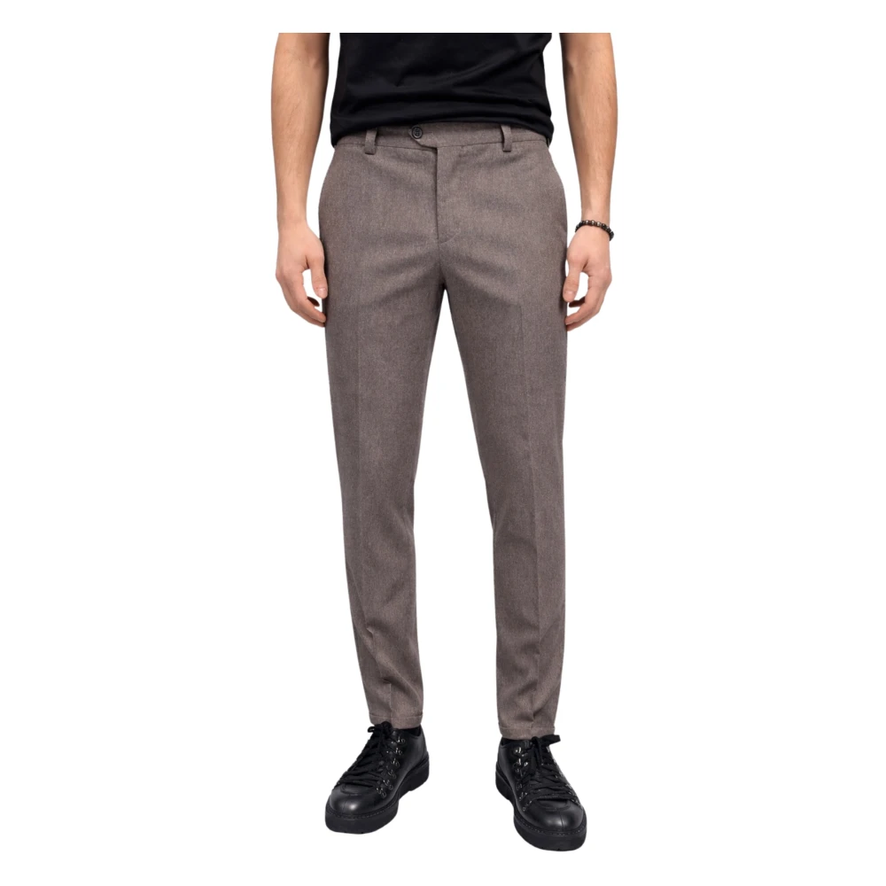 Pt Torino Men's Brown Pantalone Rebel - Suit Trousers - W32 - Trousers