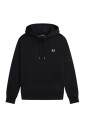 sweat-a-capuche-noir-a-rayures-pulls