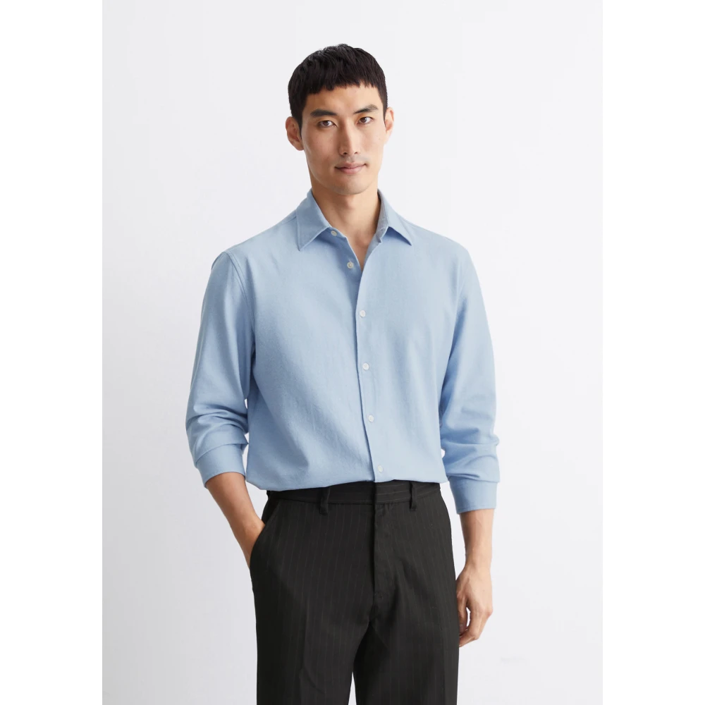 Marc O'Polo Gewoon overhemd Blue Heren
