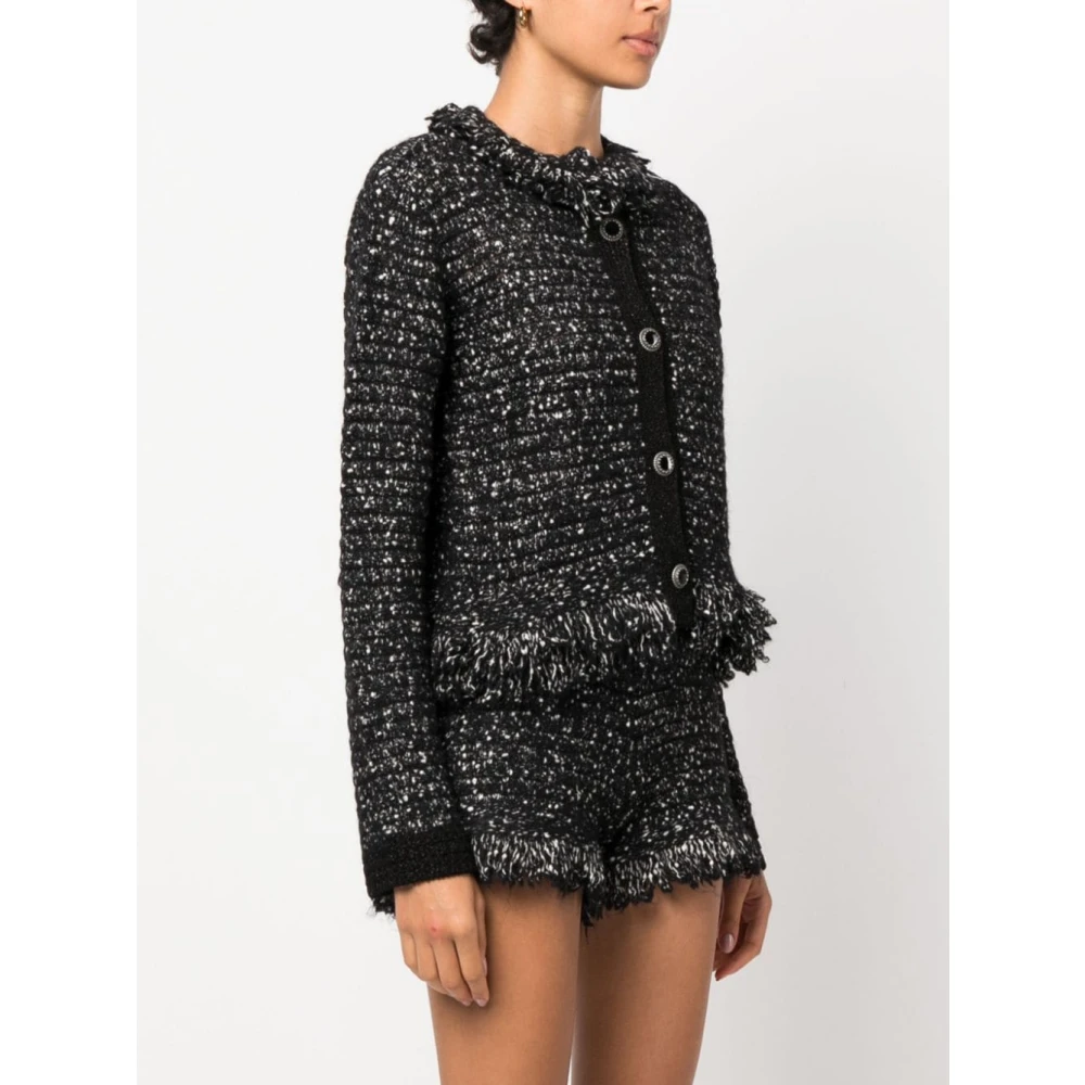 Twinset Gebreid Jack Bic.nero Neve Black Dames