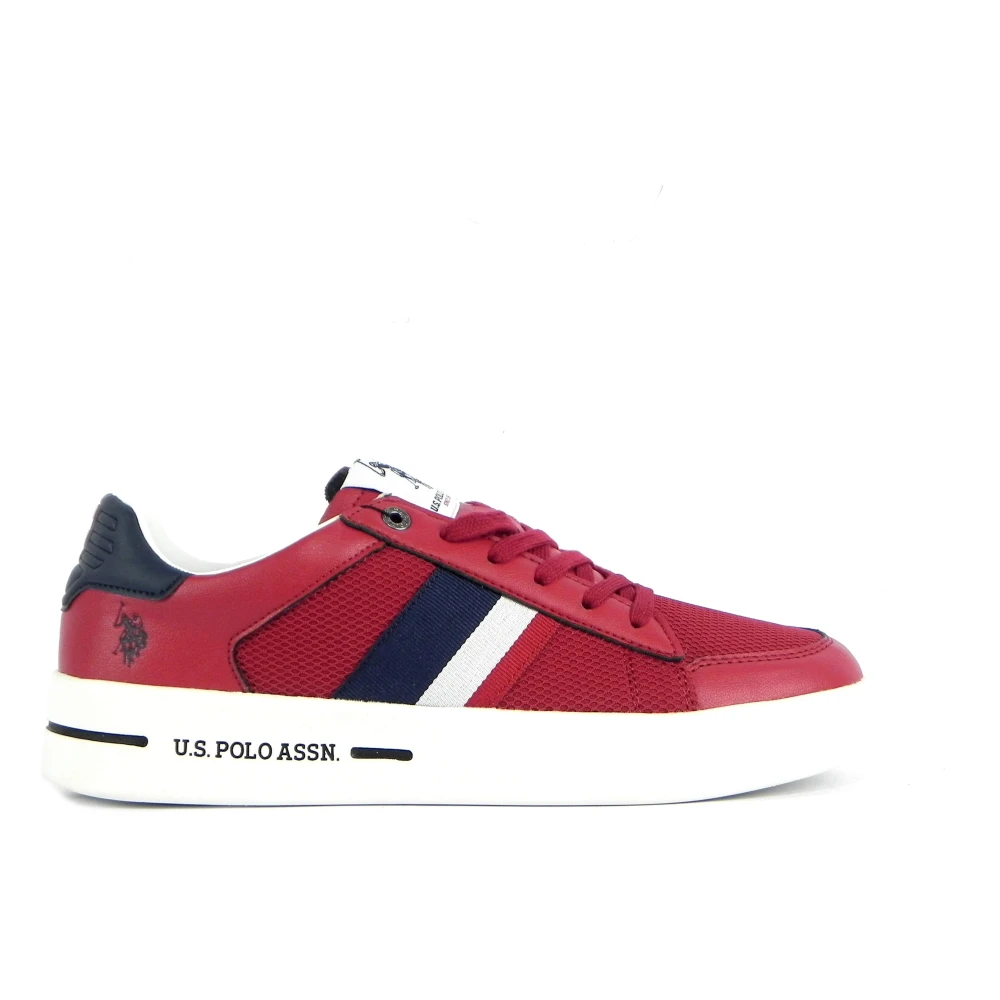 U.s. Polo Assn. Rode Sneakers Heren Schoenen Veelkleurig Multicolor