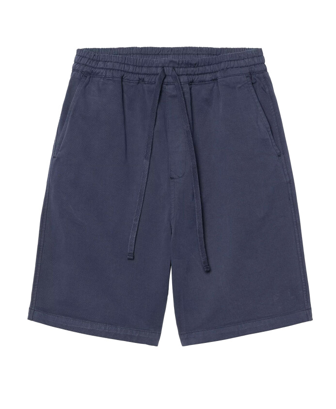 blauwe-stretch-twill-floyde-shorts