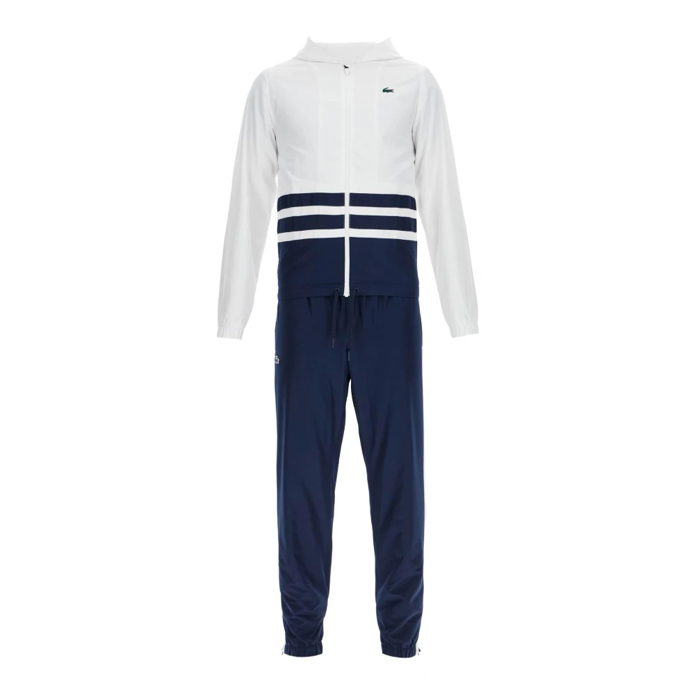 Lacoste Sportieve Hoodie Tracksuit met Ruitpatroon Multicolor Heren