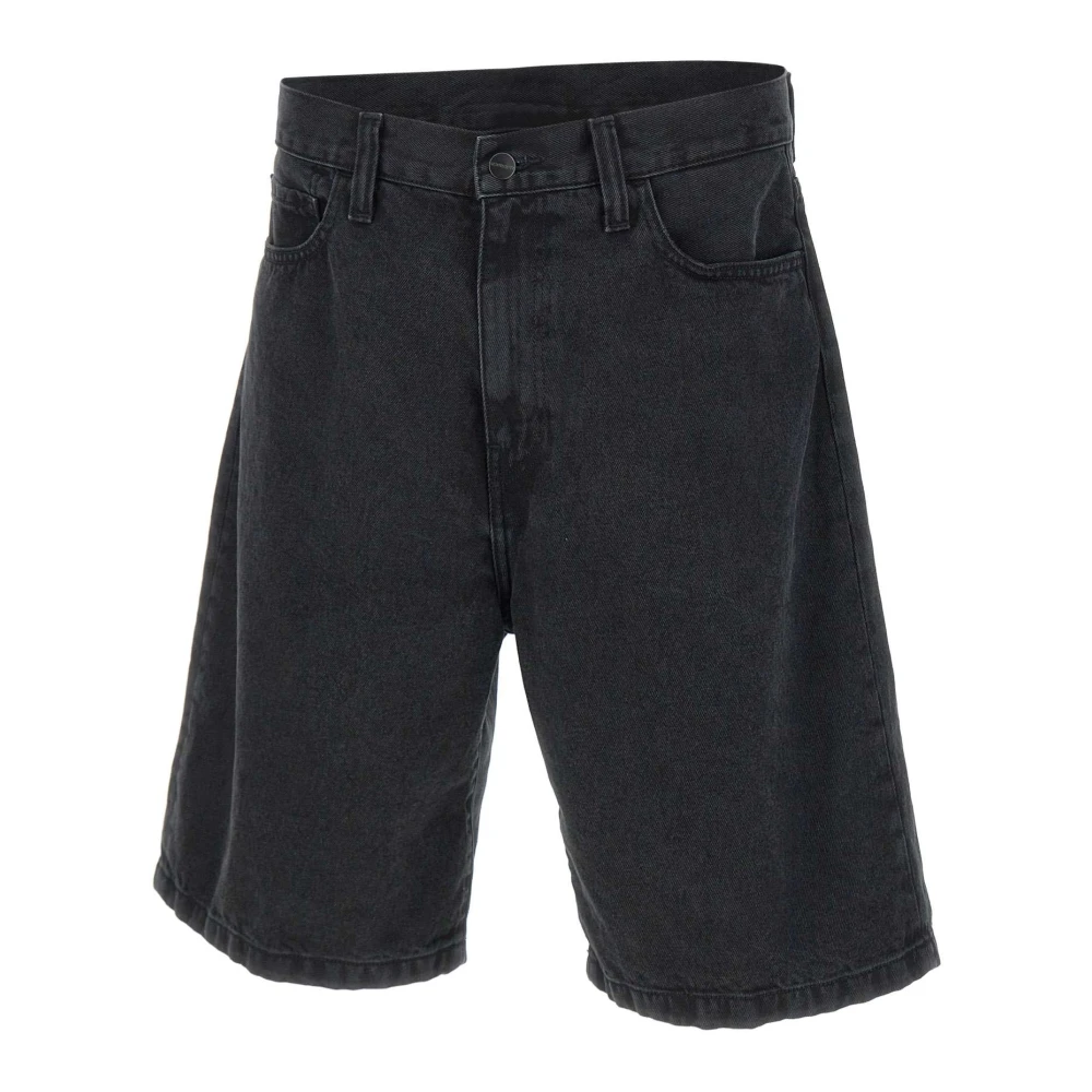 Carhartt Wip Men's Black Denim Shorts, W29, Landon Short
