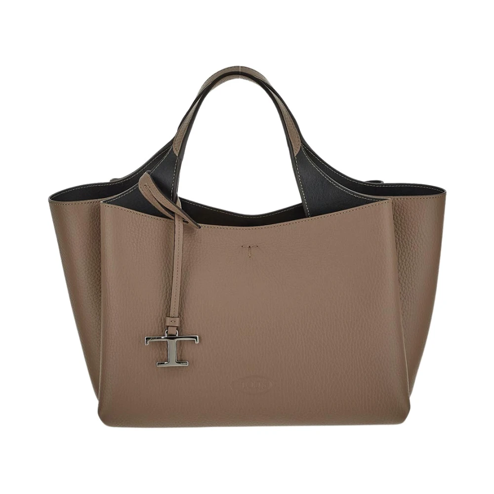 TOD'S Leren Handtas Beige Dames