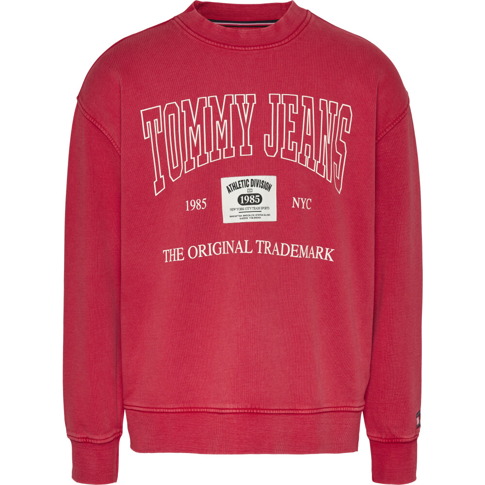 Rode tommy jeans trui sale