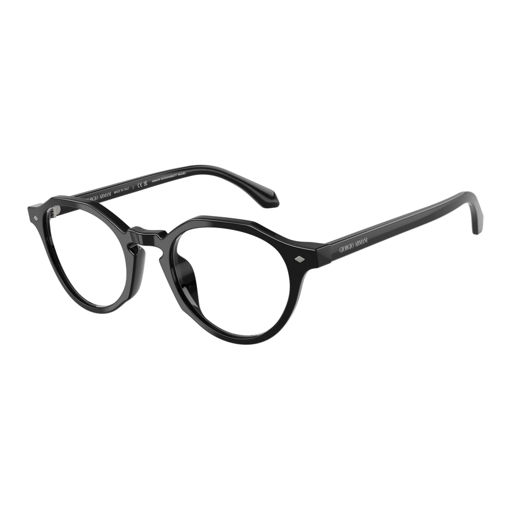 Giorgio Armani Men's Black Glasses,, Fashion Eyeglasses Ar7264u Model 5875 Medium