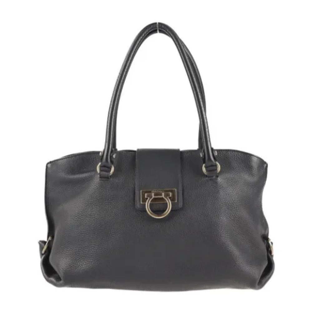 Salvatore Ferragamo Pre-owned Fabric totes Black Dames