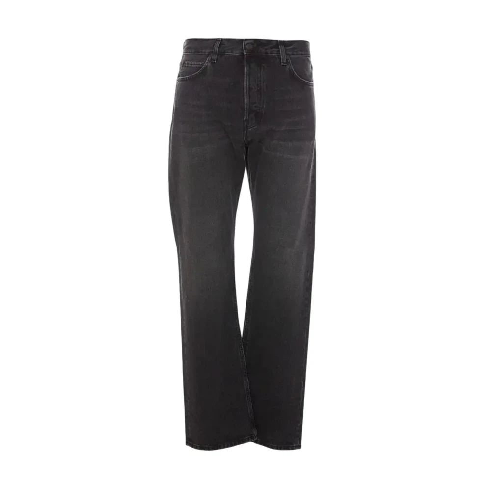 Haikure Klassieke Cropped Jeans Black Heren