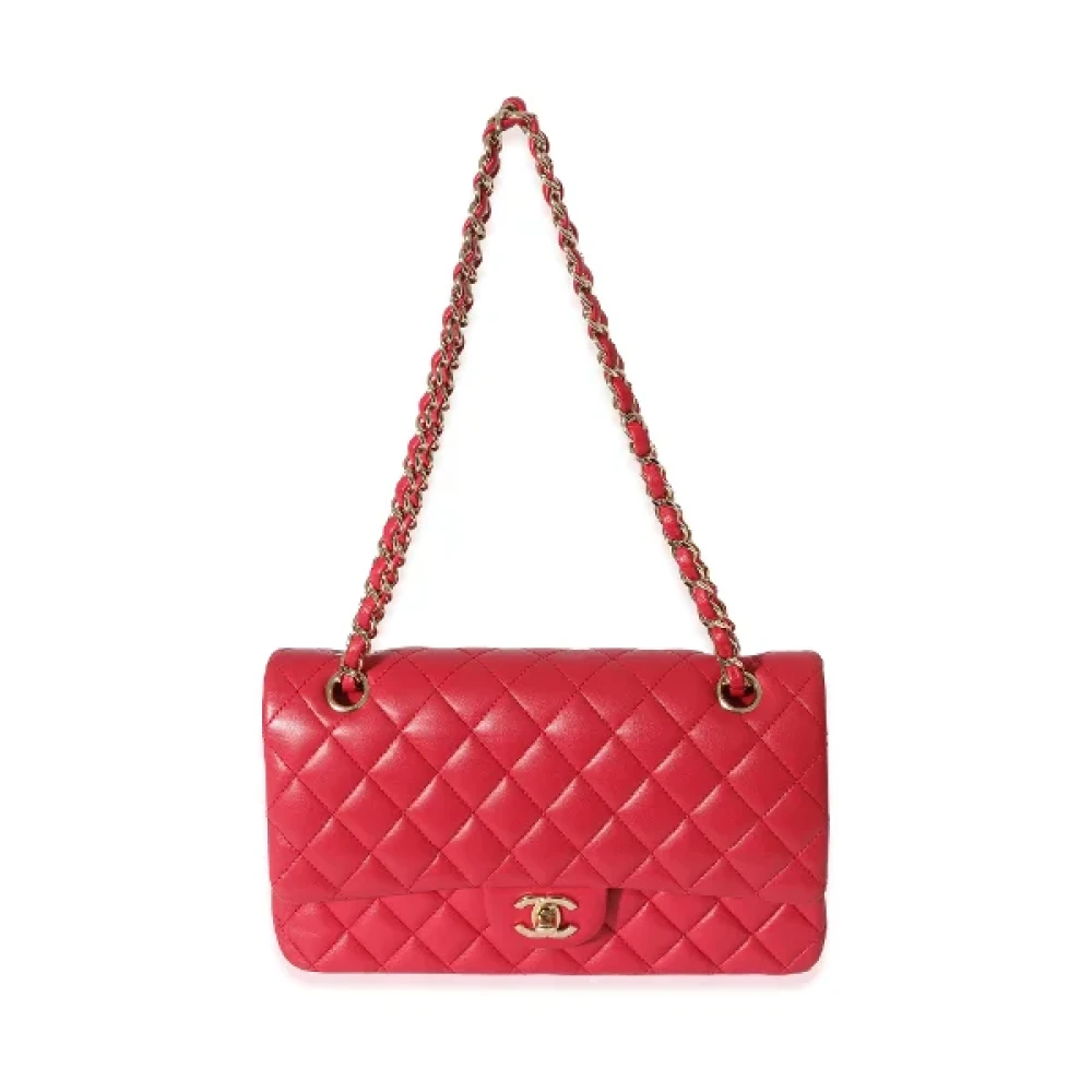 Chanel Vintage Pre-owned Leather chanel-bags Pink Dames