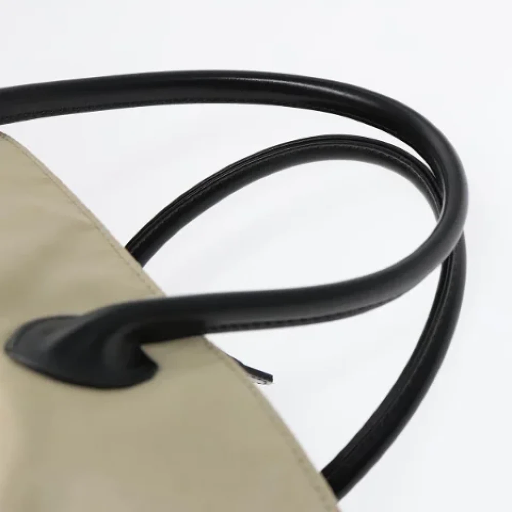 Burberry Vintage Pre-owned Nylon handbags Beige Dames