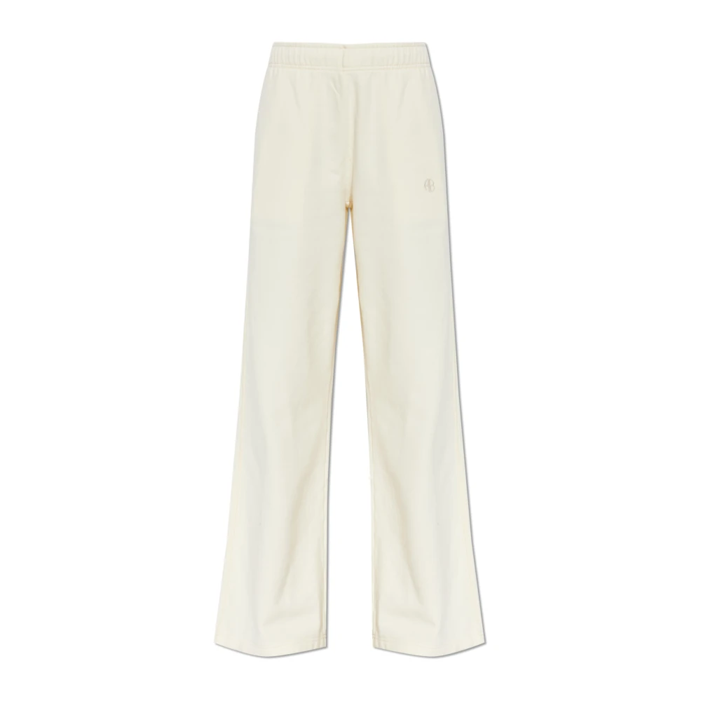Anine Bing Beige Kacey Joggers - Female - Sweatpants - M - Trousers