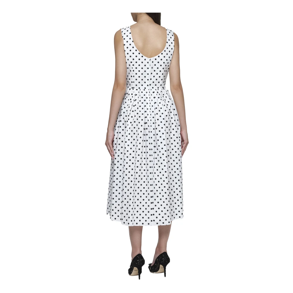 Dolce & Gabbana Elegante Jurken voor Vrouwen White Dames