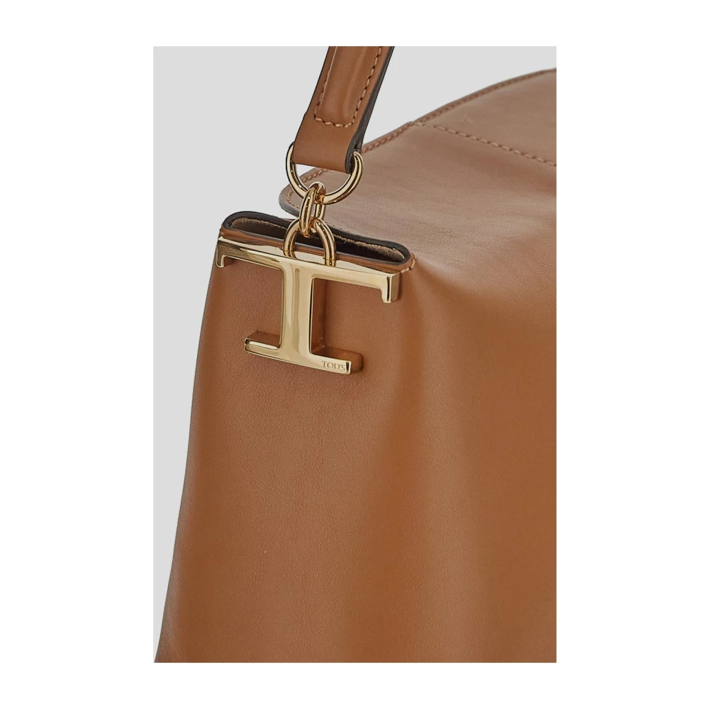 TOD'S Leren Handtas Brown Dames