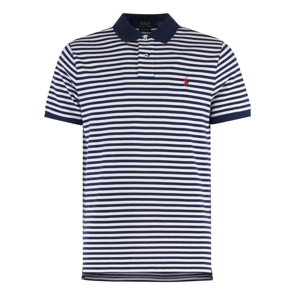 Polo Ralph Lauren Slim Fit Gestreept Katoenen Poloshirt Multicolor Heren