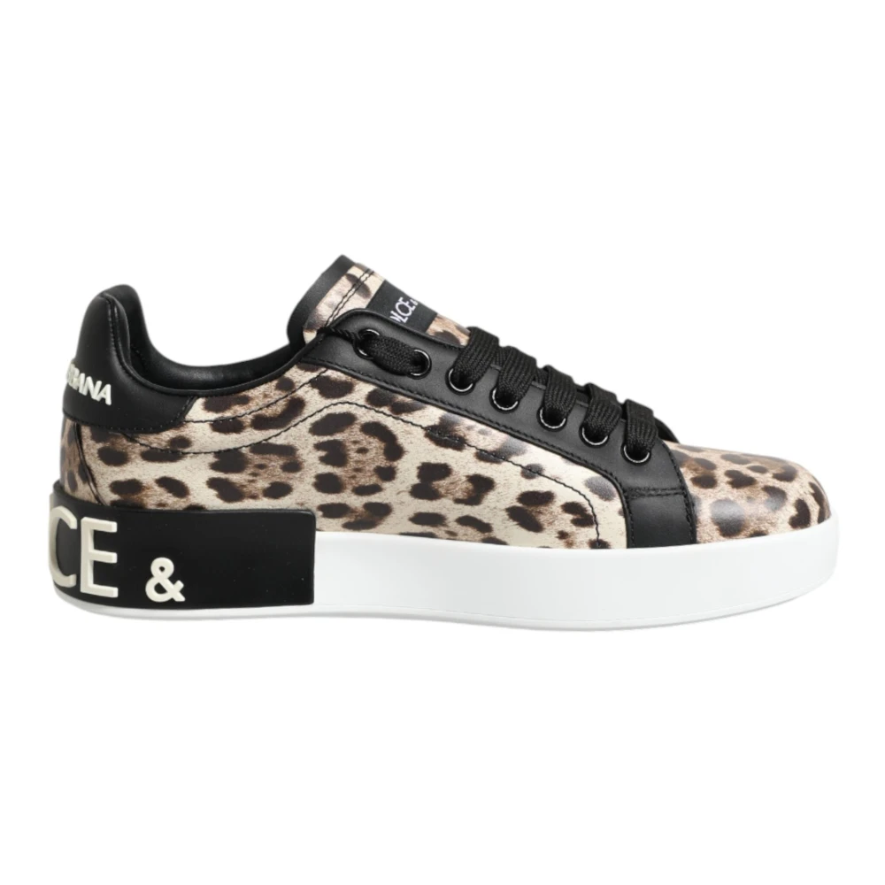 Dolce & Gabbana Men's Brown Sneakers, 1 Uk, Low Top Trainers