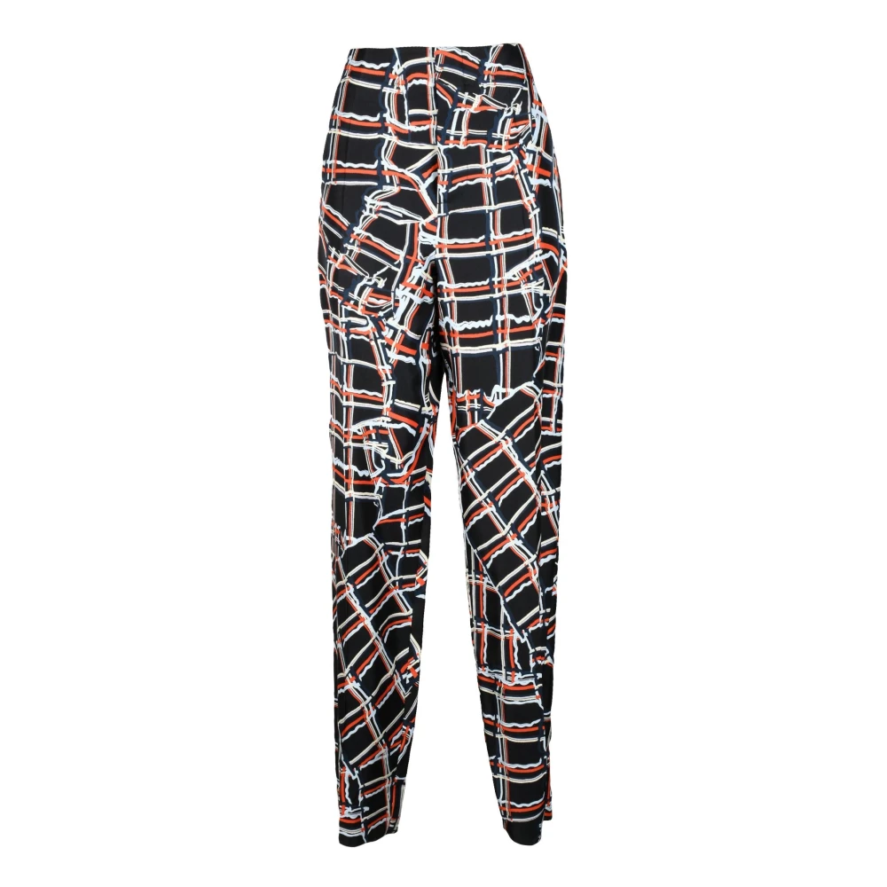 Bottega Veneta Zijden Broek Multicolor Dames