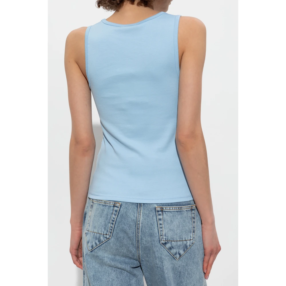 Marc Jacobs Logo top Blue Dames