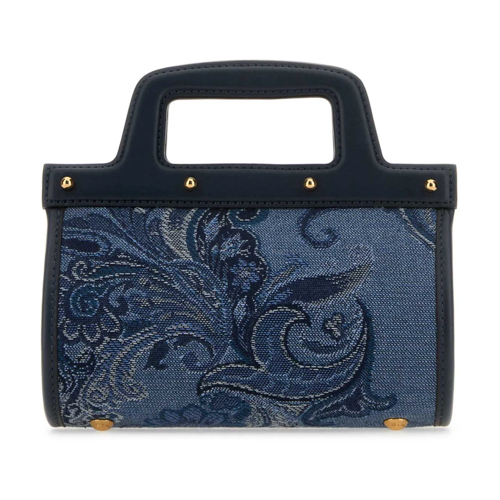 ETRO Stijlvol Jacquard Handtas Blue Dames