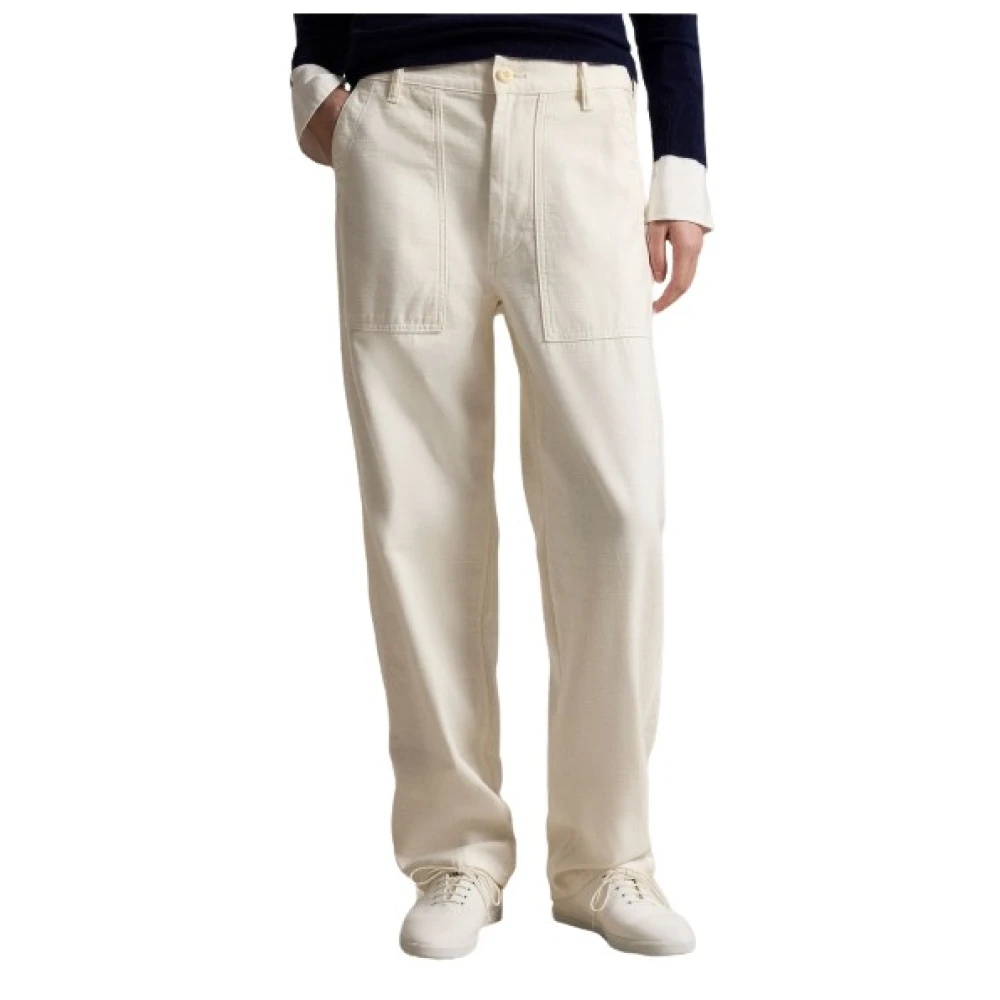 Polo Ralph Lauren Donna Beige Pantaloni, 3XS, New,