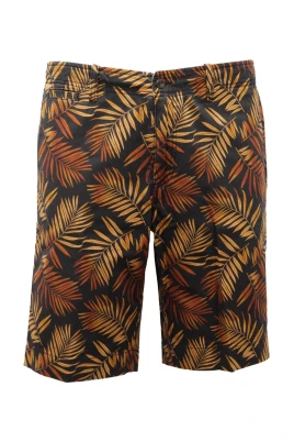 Tryckta bom Bermuda Shorts