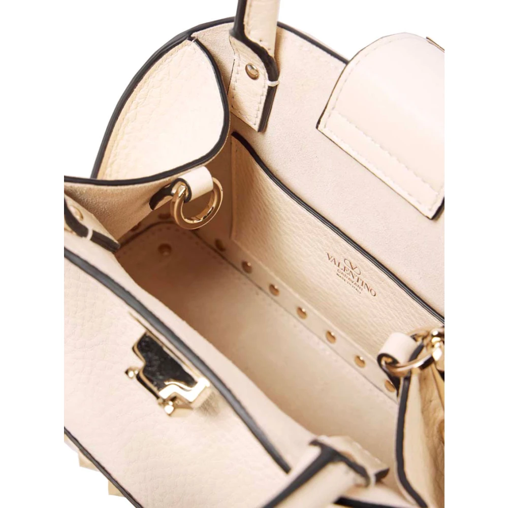 Valentino Garavani Stijlvolle Tote Tas met Uniek Ontwerp Beige Dames