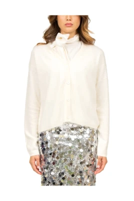 Cashmere V-ringad kofta