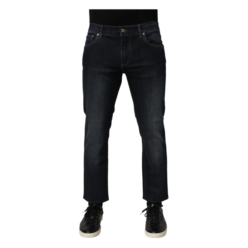 Dolce & Gabbana Men's Blue Slim Fit Jeans, Xl, Skinny Jeans