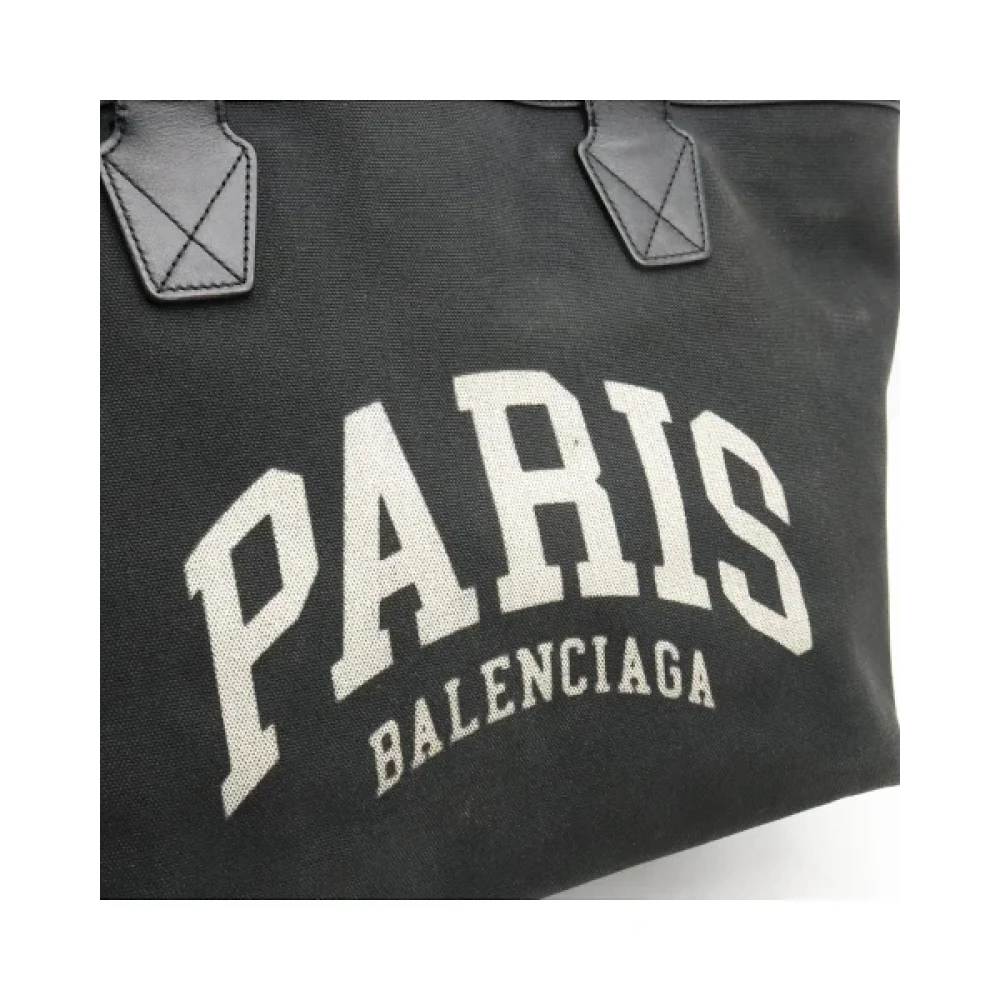 Balenciaga Vintage Pre-owned Canvas balenciaga-bags Black Dames