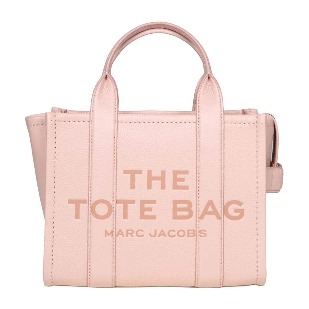 Marc Jacobs Roze Leren Shopper Handtas Pink Dames