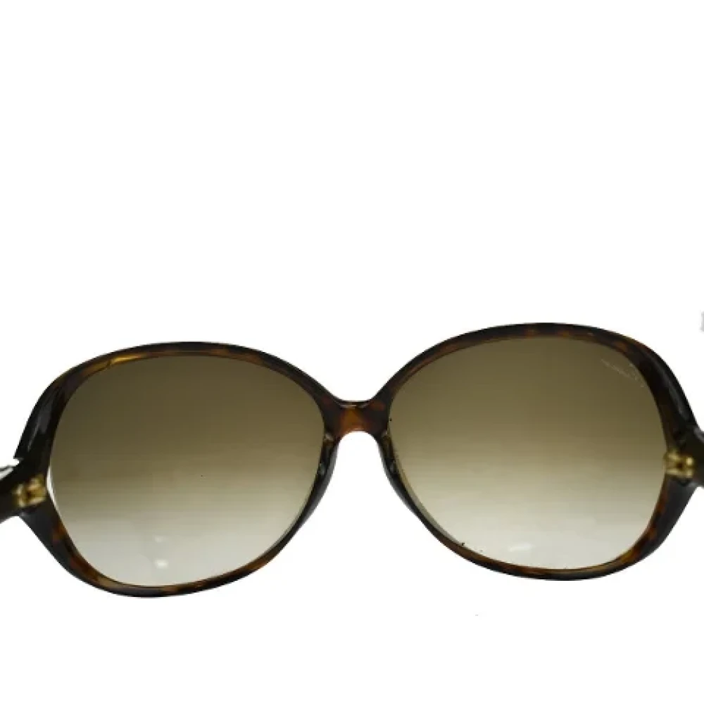 Gucci Vintage Pre-owned Plastic sunglasses Brown Dames