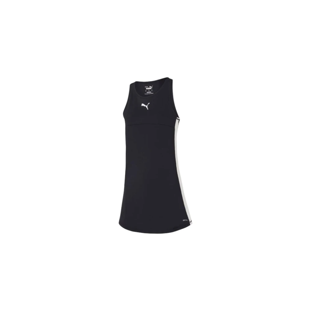 Puma Zwarte mouwloze sportjurk voor Padel en Tennis Black Dames