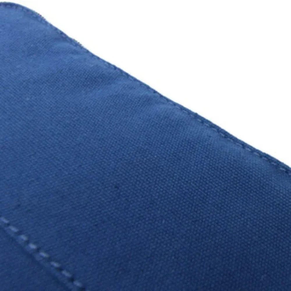 Hermès Vintage Pre-owned Canvas pouches Blue Dames