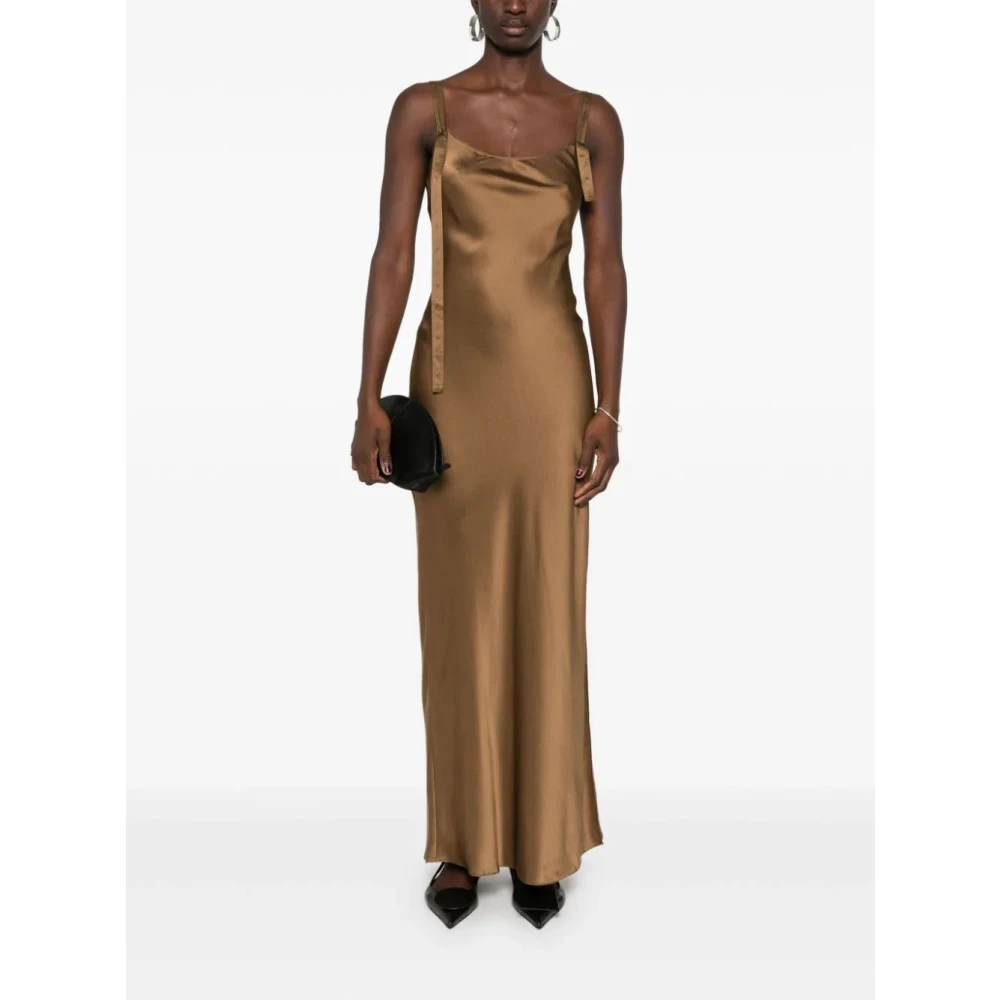 The Garment Olijf String Jurk Green Dames