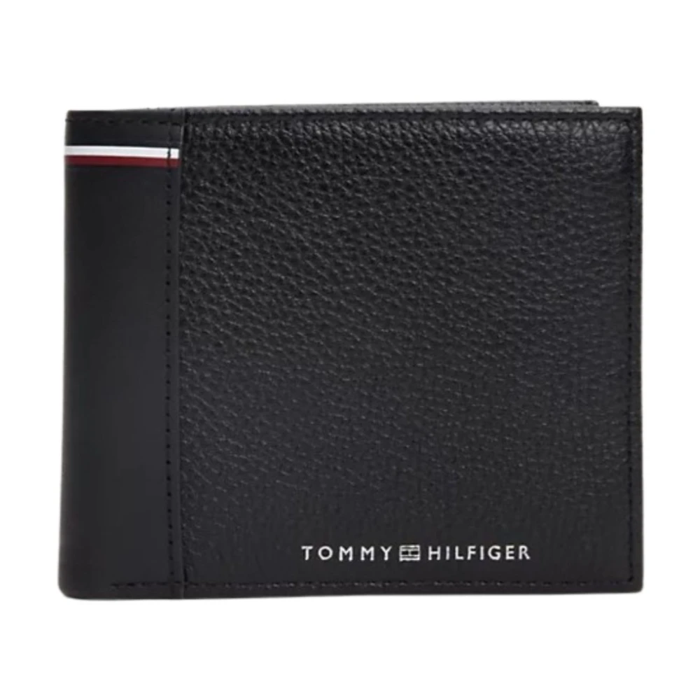 Tommy Hilfiger Herenportemonnee met Muntvak Black Heren