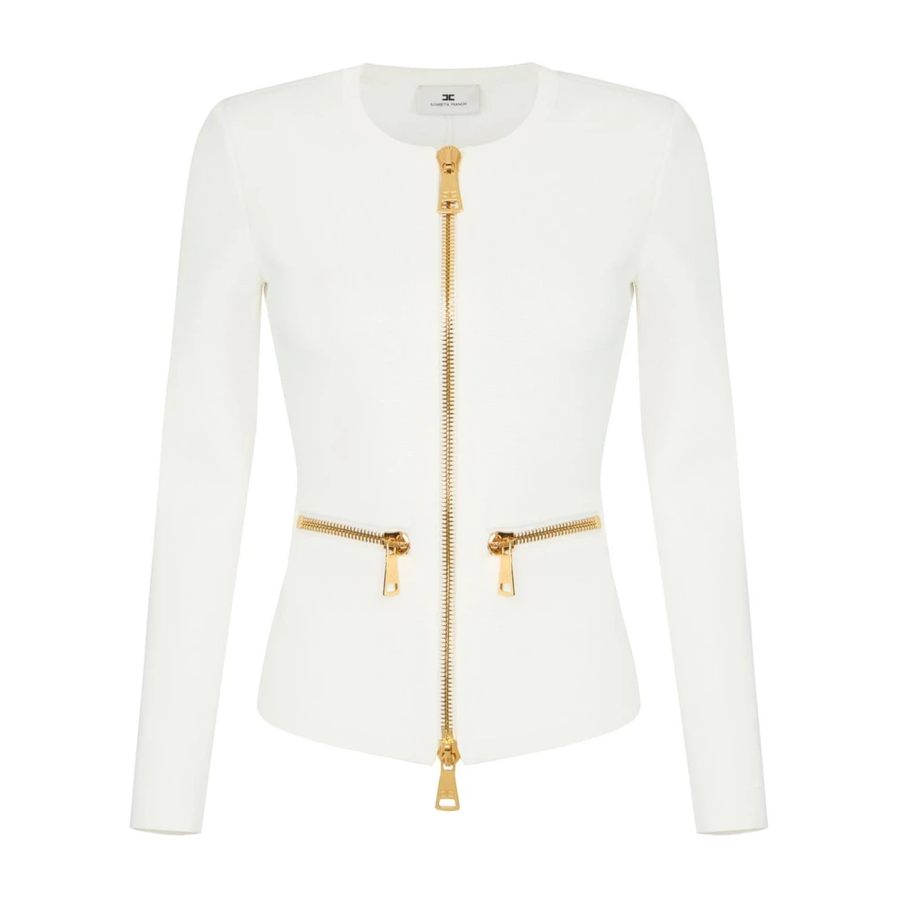 Elisabetta Franchi Donna Bianco Maglie, S, New,