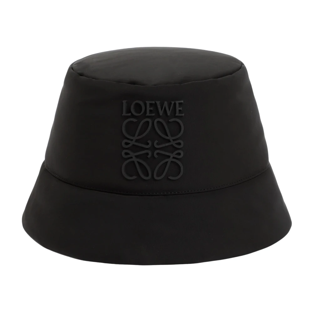 Loewe Puffer Bucket Hat Black Heren