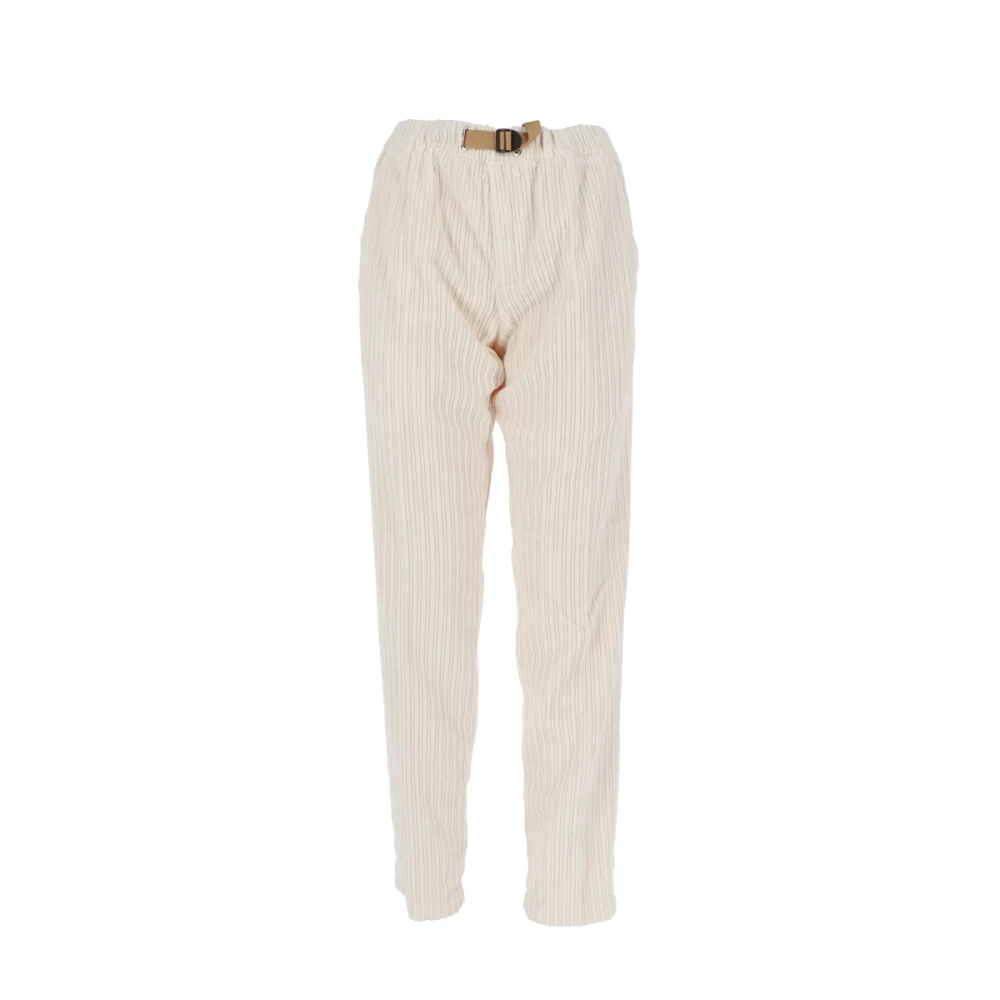 White Sand Slim Fit Broek voor Mannen Beige Heren